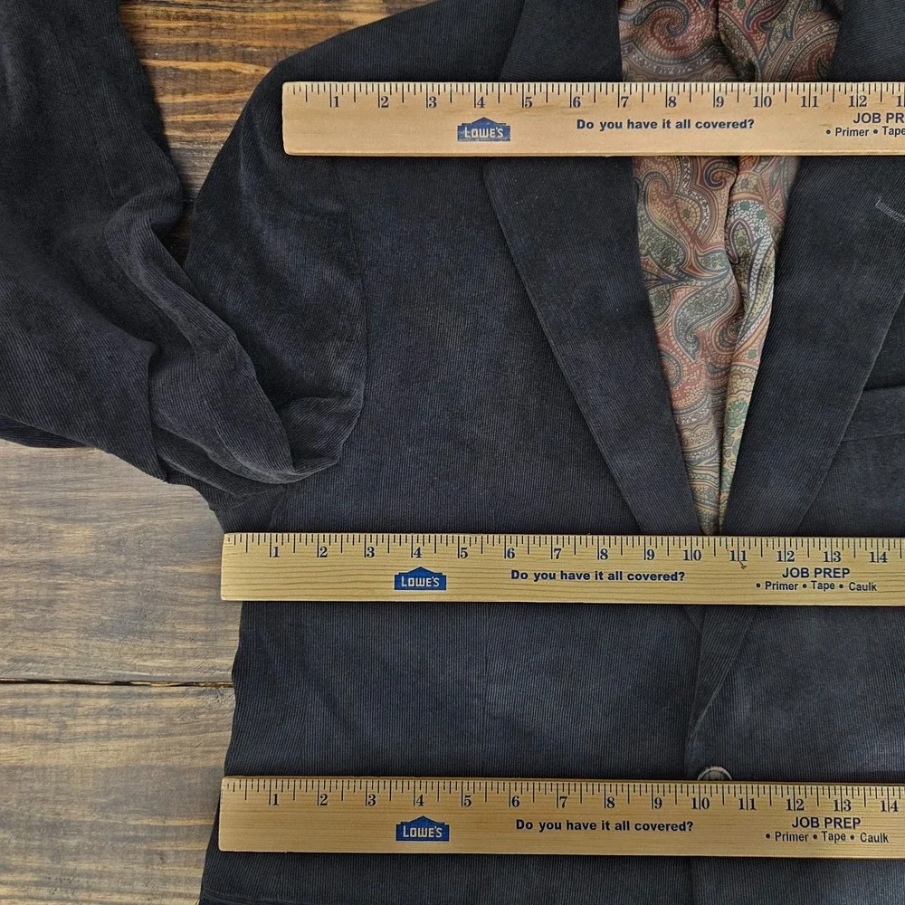 Lauren Ralph Lauren Men's Sport Coat Blazer‎ Two Button Corduroy Poly Blend 40R
